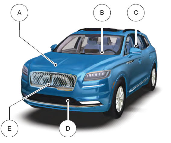 Lincoln Nautilus. Front Exterior