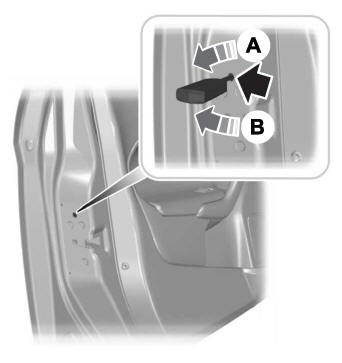 Lincoln Nautilus. Operating the Doors From Outside Your Vehicle