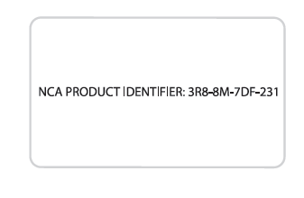 Lincoln Nautilus. Radio Frequency Certification Labels