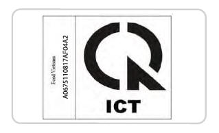 Lincoln Nautilus. Radio Frequency Certification Labels